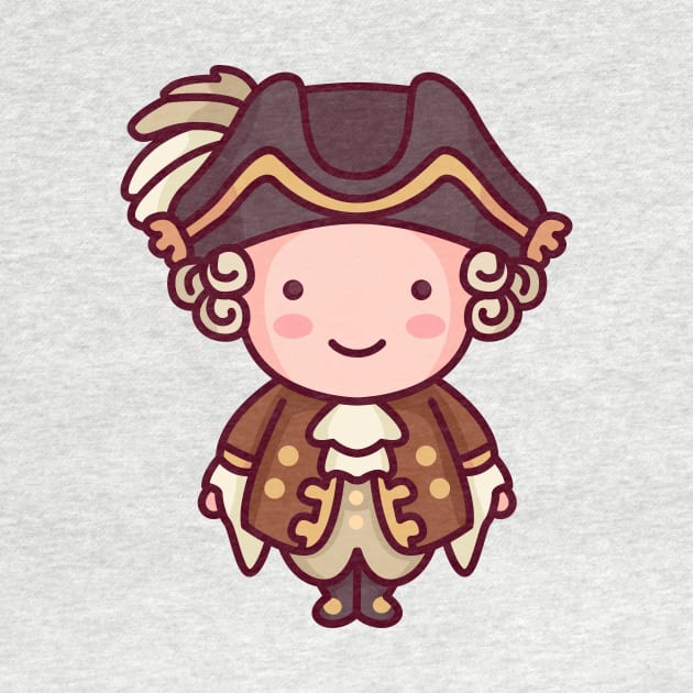 Kawaii King Louis XVI Character by SLAG_Creative